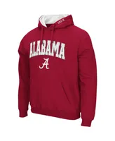 Men's Colosseum Crimson Alabama Tide Arch & Logo 3.0 Pullover Hoodie