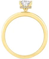 Gia Certified Diamond Oval Engagement Ring (1 ct. t.w.) in 14k Gold