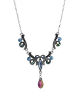 2028 Multi Ab Stone Necklace