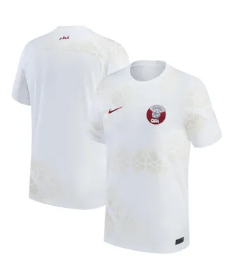 Men's Nike White Qatar National Team 2022/23 Away Replica Jersey