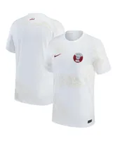 Men's Nike White Qatar National Team 2022/23 Away Replica Jersey