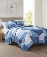 Closeout Intelligent Design Skyler Patchwork Quilt Sets