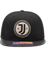 Men's Black Juventus Swatch Snapback Hat