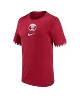 Men's Nike Maroon Qatar National Team 2022/23 Home Replica Jersey