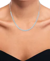 Diamond 18" Tennis Necklace (1/2 ct. t.w.) in Sterling Silver