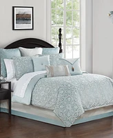 Closeout! Waterford Arezzo Reversible 6 Piece Comforter Set, Queen