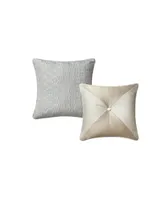 Closeout! Waterford Springdale Textured Reversible 2 Piece Decorative Pillow Set