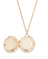 brook & york Isla Initial Locket Necklace