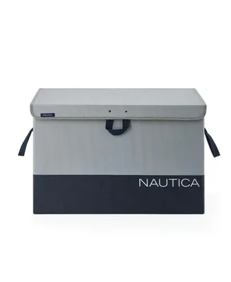 Nautica Folded Large Storage Trunk with Lid Block