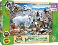 Masterpieces Wildlife of Mount Rushmore - 100 Piece Jigsaw Puzzle