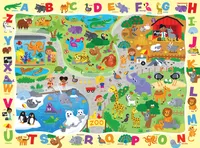Masterpieces Hide & Seek - Alphabet at the Zoo 48 Piece Jigsaw Puzzle