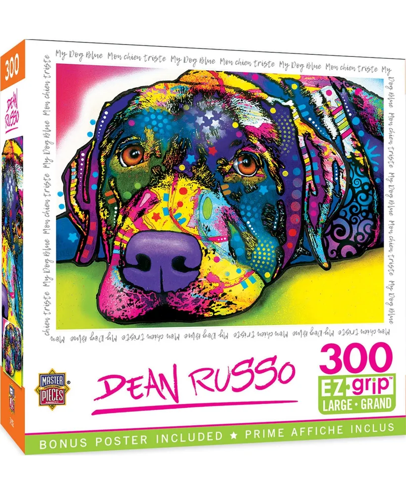 Masterpieces Dean Russo - My Dog Blue 300 Piece Ez Grip Jigsaw Puzzle