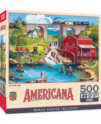 Masterpieces Americana Labor Day 1909 500 Piece Ez Grip Jigsaw Puzzle
