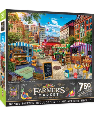 Masterpieces Farmer's Market - Buy Local Honey 750 Piece Jigsaw Puzzle
