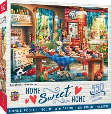 Masterpieces Home Sweet Home - Baking Bread 500 Piece Jigsaw Puzzle