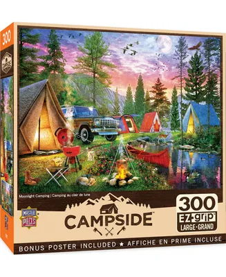 Masterpieces Campside - Moonlight Camping 300 Piece Ez Grip Puzzle