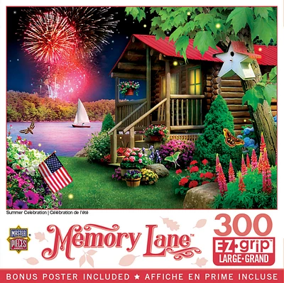 Masterpieces Memory Lane - Summer Celebration 300 Piece Ez Grip Puzzle