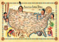 Masterpieces American Indian Tribes 500 Piece Jigsaw Puzzle for Adults