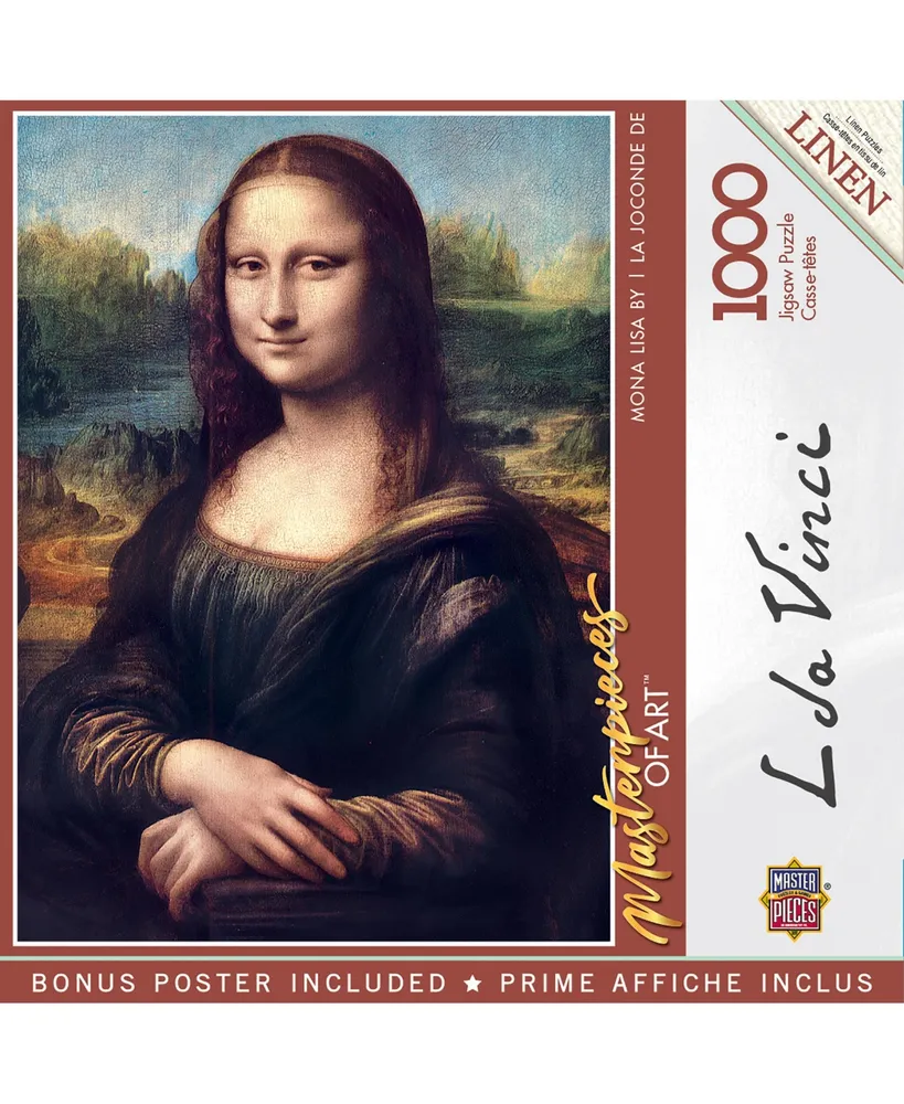 Masterpieces of Art - Mona Lisa 1000 Piece Jigsaw Puzzle