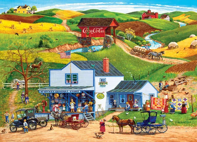 Richard Macneil Art Gallery - Grandpa's Getaway - 1000 Piece Puzzle