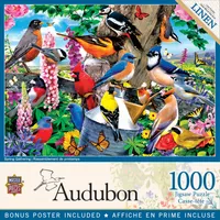 MasterPieces Audubon - Spring Gathering 1000 Piece Jigsaw Puzzle