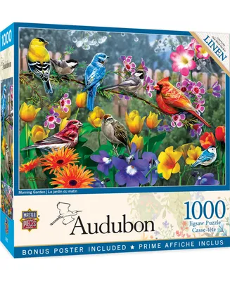 Masterpieces Audubon - Morning Garden 1000 Piece Jigsaw Puzzle