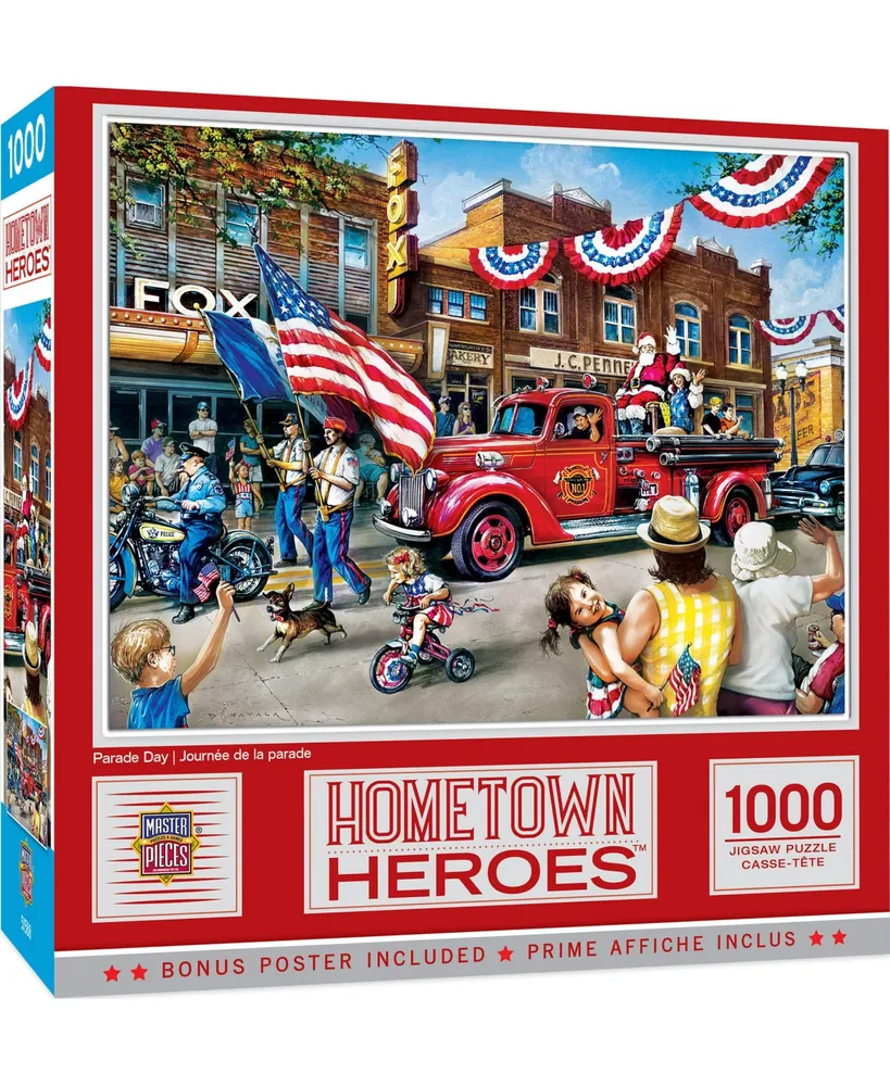 Masterpieces Hometown Heroes - Parade Day 1000 Piece Jigsaw Puzzle