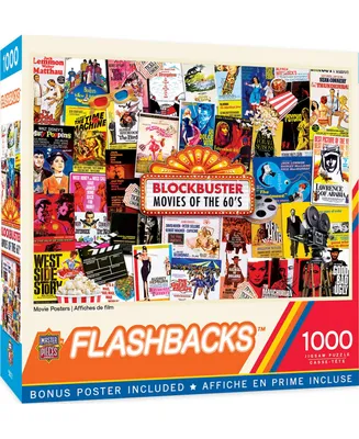 Masterpieces Flashbacks - Movie Posters 1000 Piece Jigsaw Puzzle