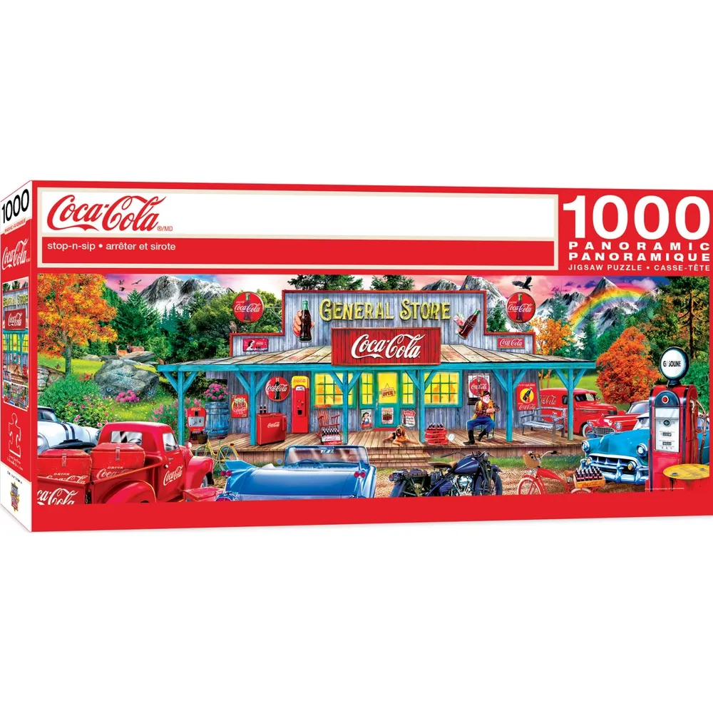 MasterPieces Puzzles Panoramic - Coca-Cola Stop-n-Sip 1000 Piece Puzzle