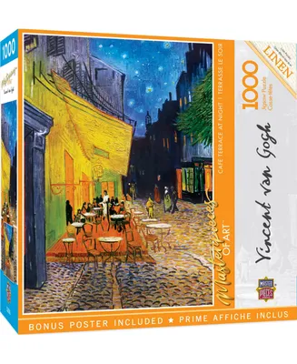 Masterpieces of Art - Cafe Terrace at Night 1000 Piece Puzzle