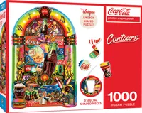 Masterpieces Coca-Cola Jukebox 1000 Piece Shaped Jigsaw Puzzle