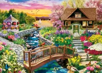 Masterpieces Masterpiece Gallery - Spring on the Shore 1000 Piece Jigsaw Puzzle