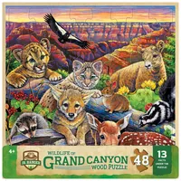 Masterpieces Jr. Ranger - Wildlife of the Grand Canyon 48 Piece Wood Puzzle