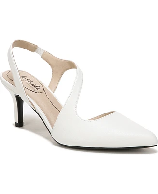 LifeStride Women's Santorini Asymmetrical Slingback Pumps