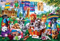 Masterpieces Ez Grip - Laundry Day Rascals 1000 Piece Jigsaw Puzzle