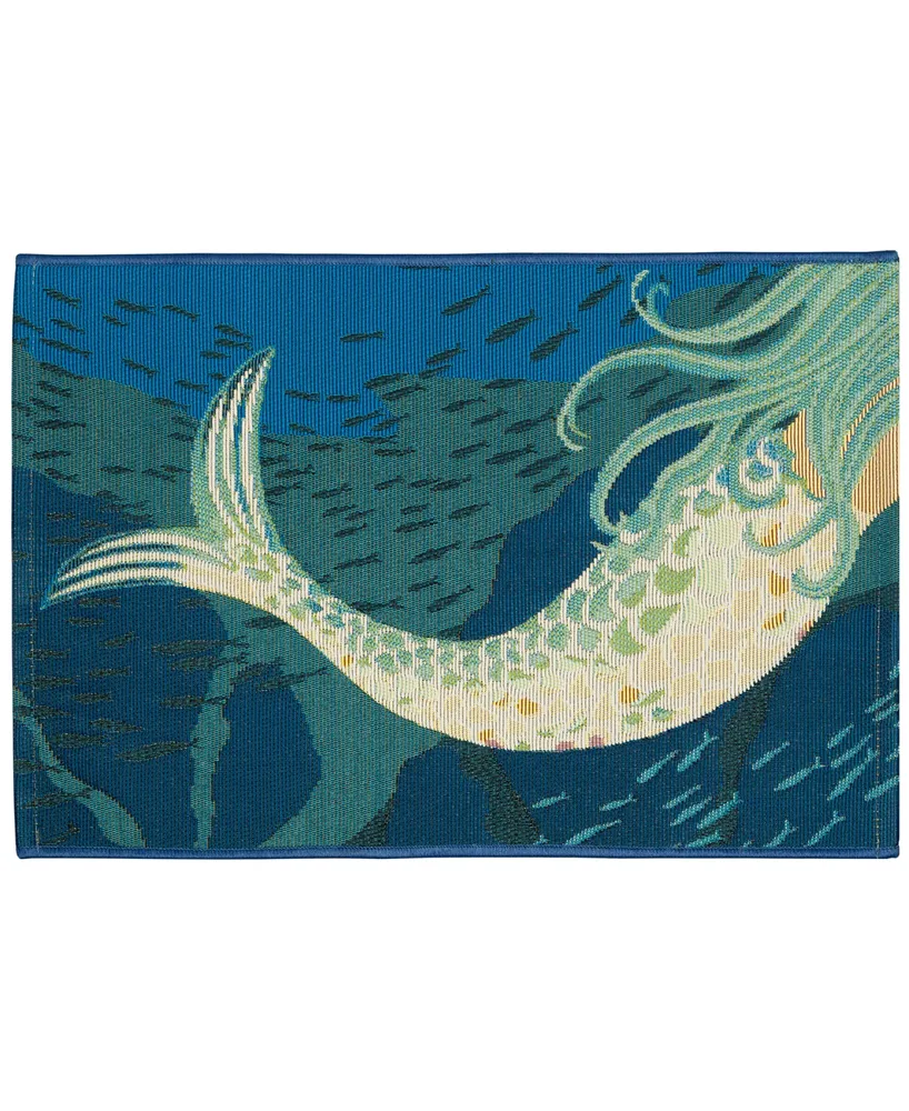 Liora Manne' Esencia Mermaids Are Real 2'5" x 3'11" Area Rug