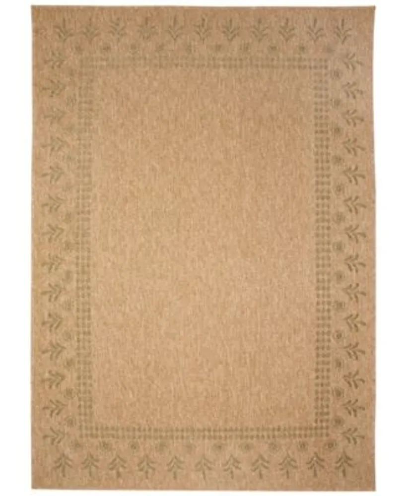 Liora Manne Sahara Block Print Border Area Rug