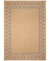 Liora Manne' Sahara Block Print Border 3'3" x 4'11" Outdoor Area Rug