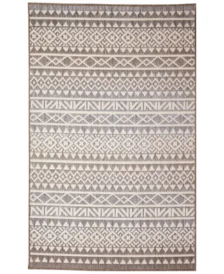 Liora Manne' Cove Peruvian Stripe 3'3" x 4'11" Outdoor Area Rug