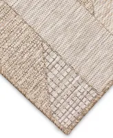 Liora Manne' Orly Angles 5'3" x 7'3" Outdoor Area Rug