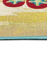 Liora Manne' Esencia Flip Flops Forever 2'5" x 3'11" Area Rug