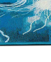 Liora Manne' Esencia Jelly Fish 2'5" x 3'11" Area Rug