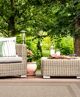 Liora Manne' Orly Border 5'3" x 7'3" Outdoor Area Rug