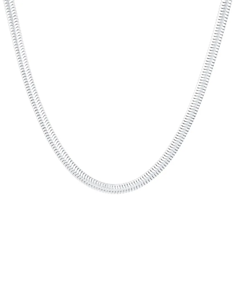 Fine Snake Chain Necklace - Silver