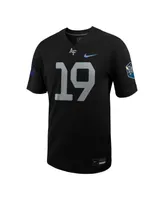 Men's Nike #19 Black Air Force Falcons Space Rivalry Alternate Game Football Jersey