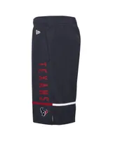 Men's New Era Navy Houston Texans Combine Authentic Rusher Training Shorts