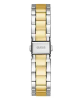 Guess Women's Two Tone Stainless Steel Day and Date Bracelet Watch 36mm