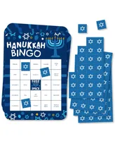 Big Dot of Happiness Hanukkah Menorah Bingo Cards and Markers Chanukah Holiday Party Bingo Game 18 Ct