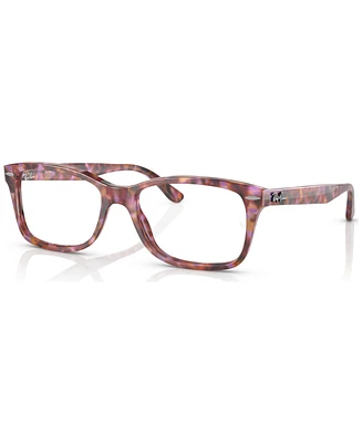Ray-Ban Unisex Square Eyeglasses, RX542855-o