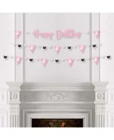 Purr-fect Kitty Cat - Kitten Party Letter Banner Decoration - Happy Birthday